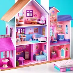 Скачать взлом Doll House Design Doll Games (Дизайн кукольного домика игры с куклами)  [МОД Меню] на Андроид