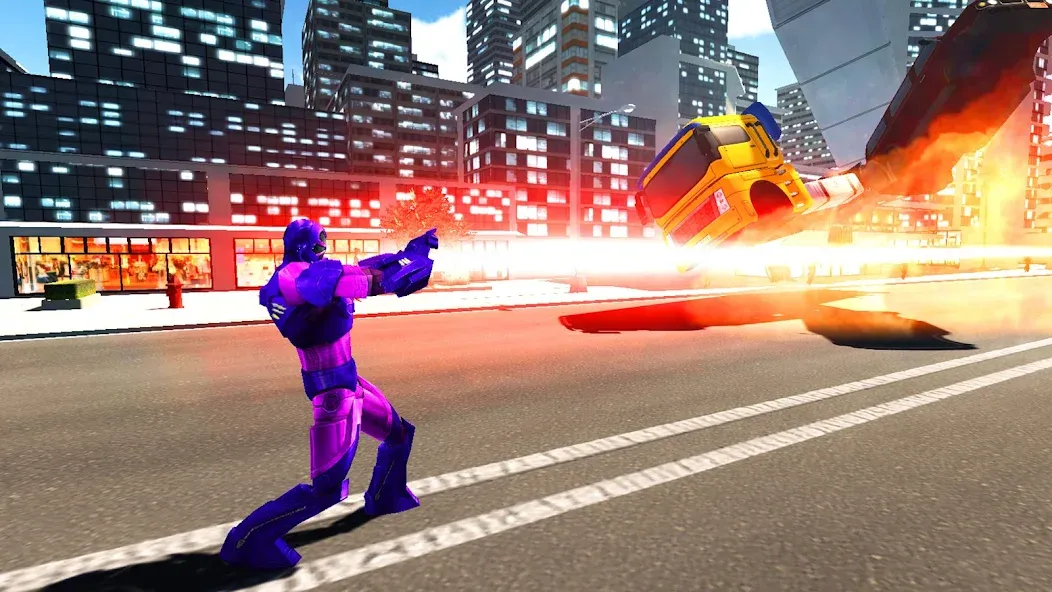 Super city hero:Iron Hero War (Супер сити герой)  [МОД Много монет] Screenshot 2