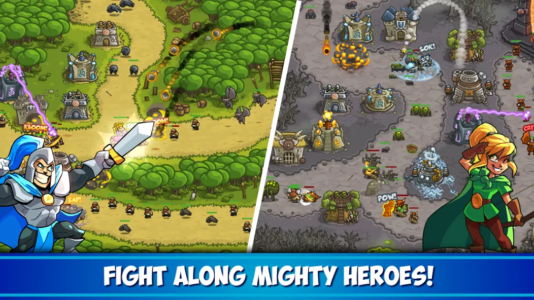 Kingdom Rush Tower Defense TD (Кингдом Раш)  [МОД Много денег] Screenshot 3