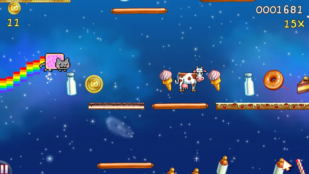 Nyan Cat: Lost In Space (Нян Кэт)  [МОД Mega Pack] Screenshot 1