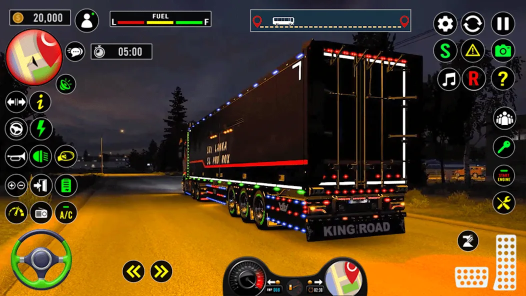 US Truck City Transport Sim 3d  [МОД Бесконечные монеты] Screenshot 2