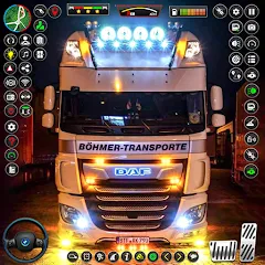 Скачать взлом US Truck City Transport Sim 3D [МОД Бесконечные монеты] на Андроид