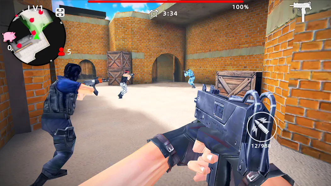 Gun Strike: FPS Shooter Game (Каунтер Атак)  [МОД Unlimited Money] Screenshot 3