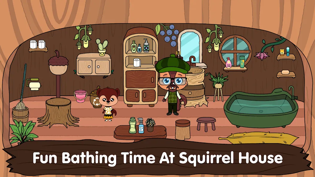 Animal Town - My Squirrel Home  [МОД Mega Pack] Screenshot 4