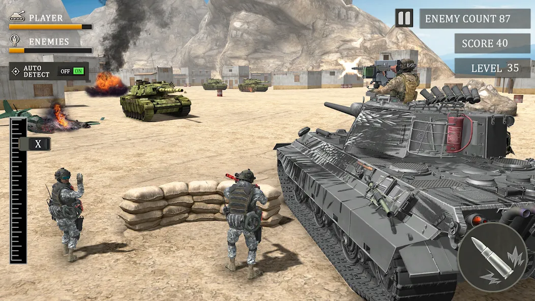 Tank Fury: Battle of Steels  [МОД Бесконечные деньги] Screenshot 1