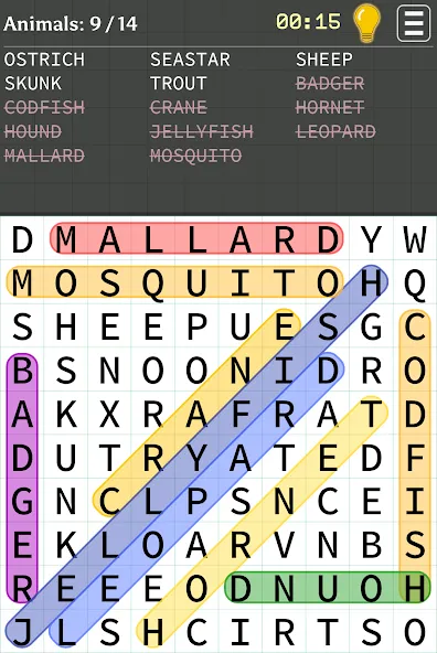 Word Search (Уорд Срч)  [МОД Menu] Screenshot 1