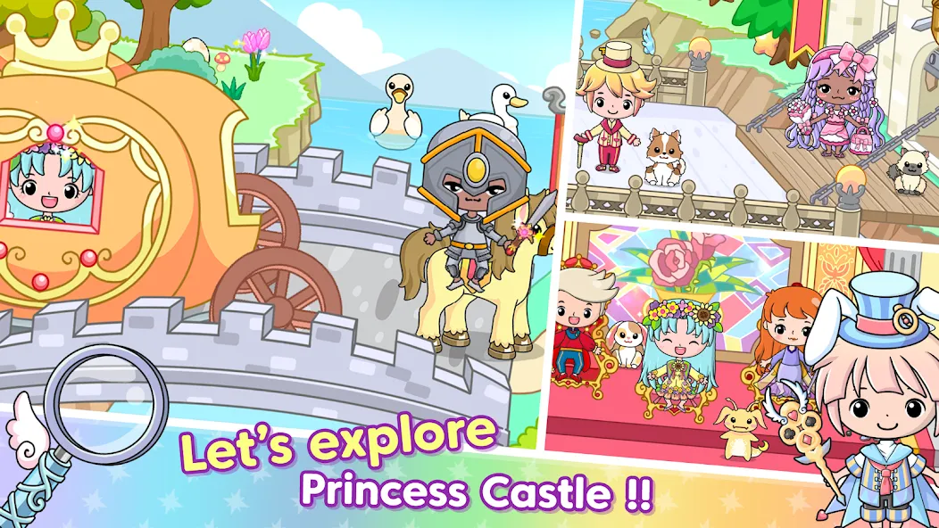 Jibi Land : Princess Castle (Джиби Лэнд)  [МОД Меню] Screenshot 1