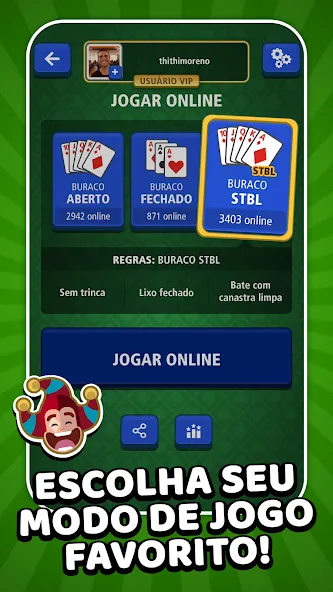 Buraco Jogatina: Card Games (Бурако Жогатина)  [МОД Unlimited Money] Screenshot 3