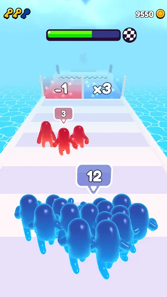 Join Blob Clash 3D: Mob Runner (Джойн Блоб Клаш 3D)  [МОД Menu] Screenshot 3