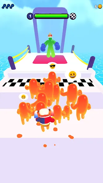 Join Blob Clash 3D: Mob Runner (Джойн Блоб Клаш 3D)  [МОД Menu] Screenshot 5