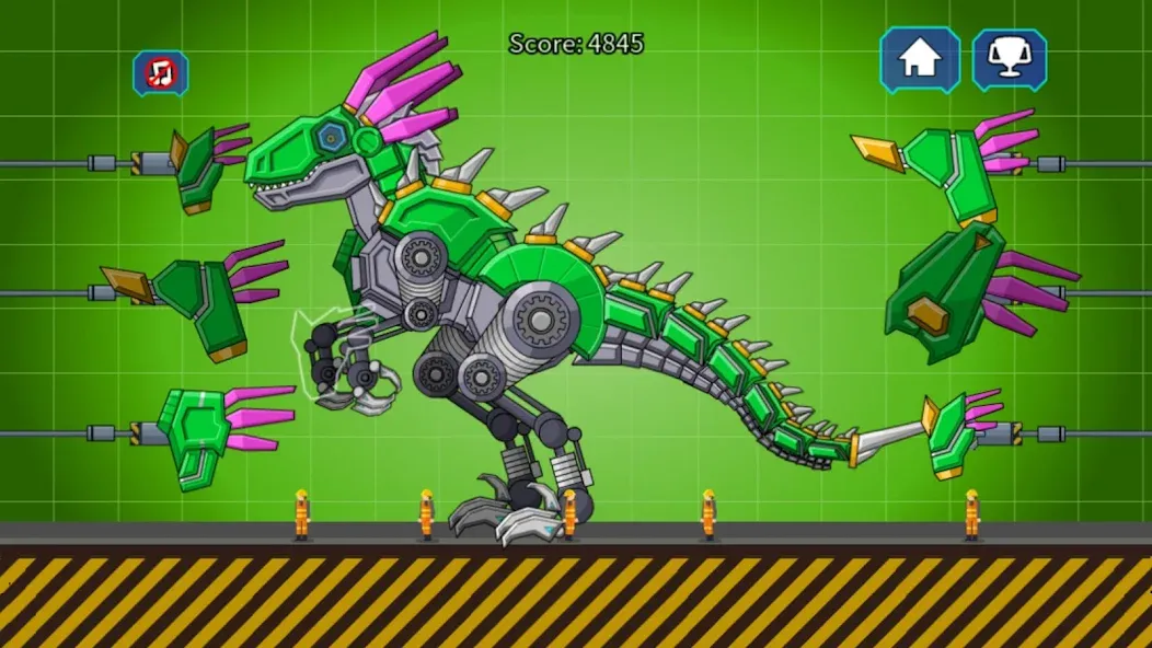 Velociraptor Rex Dino Robot (Велоцираптор Рекс Дино Робот)  [МОД Бесконечные деньги] Screenshot 1