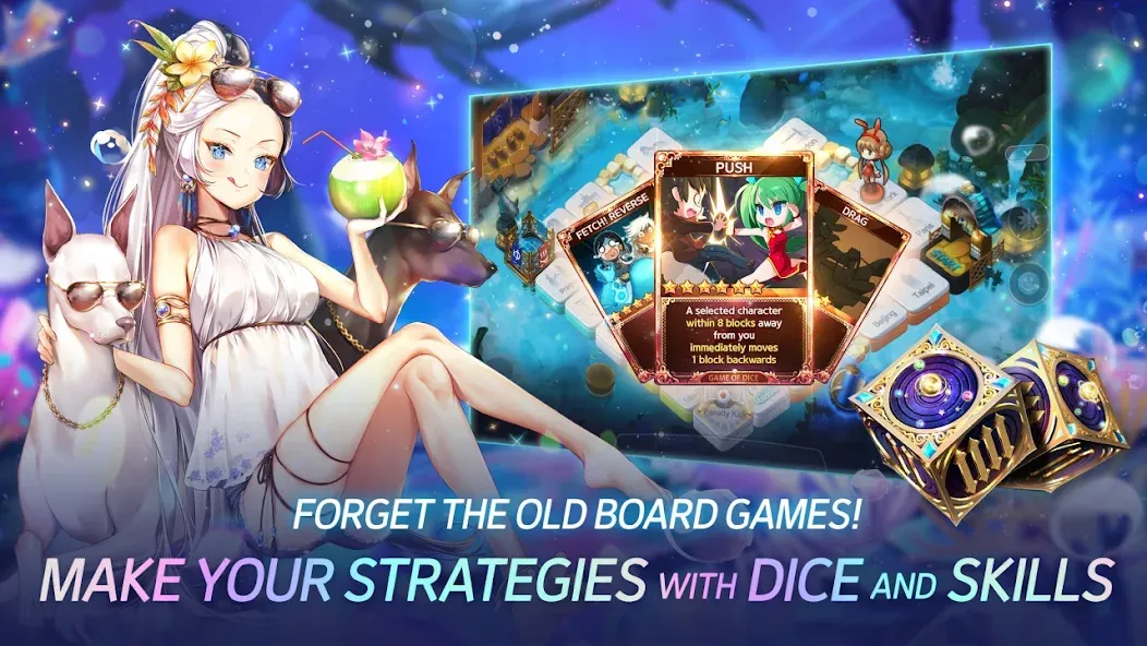 Game of Dice: Board&Card&Anime (Гейм оф Дайс)  [МОД Все открыто] Screenshot 3