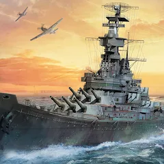 Скачать взлом WARSHIP BATTLE:3D World War II [МОД Много монет] на Андроид