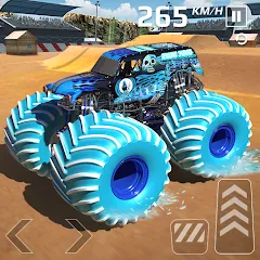 Скачать взлом Car Games: Monster Truck Stunt (Монстртрак стант)  [МОД Mega Pack] на Андроид