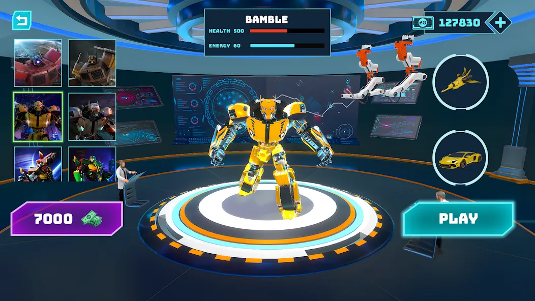 Robot Game: Transform & Fight (Робот Игра Трансформация Автомобиля)  [МОД Много денег] Screenshot 5