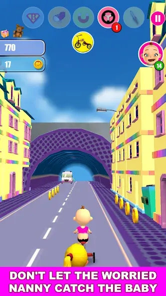 Baby Run The Babysitter Escape  [МОД Menu] Screenshot 3