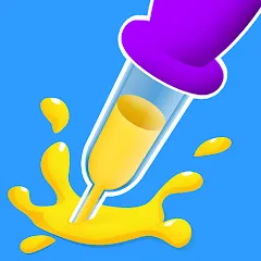 Скачать взлом Paint Dropper: draw puzzle (Пэйнт Дроппер) [МОД Много денег] на Андроид