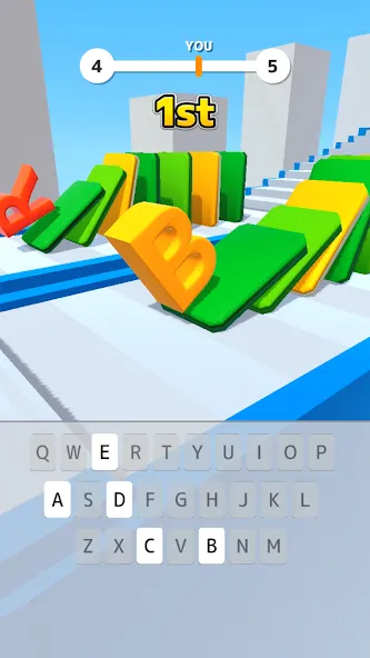 Type Spin: alphabet run game (Тайп Спин)  [МОД Меню] Screenshot 1