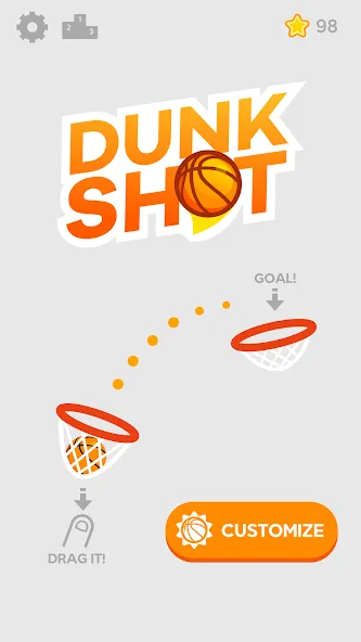 Dunk Shot (Данк Шот)  [МОД Mega Pack] Screenshot 1