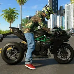 Скачать взлом Kawasaki Ninja H2r Games 3D (Кавасаки Ниндзя 2р Игры 3D) [МОД Menu] на Андроид