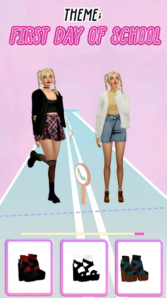 Fashion Battle - Girl Dress Up  [МОД Menu] Screenshot 1