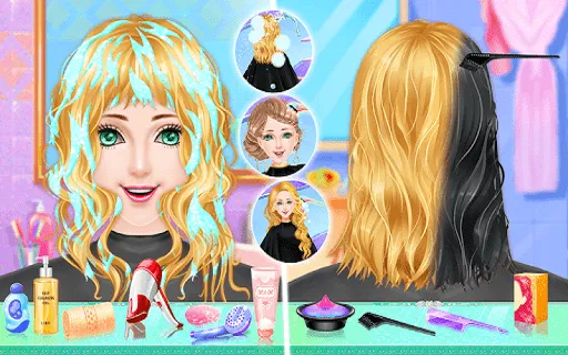 Doll Makeover - Fashion Queen (Игры по макияжу для девочек)  [МОД Много денег] Screenshot 3