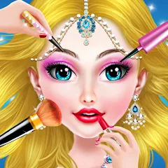 Скачать взлом Doll Makeover - Fashion Queen (Игры по макияжу для девочек) [МОД Много денег] на Андроид