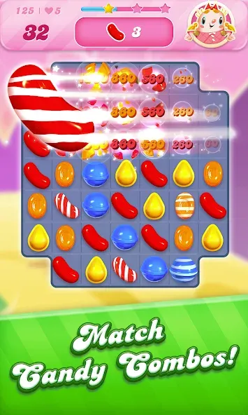 Candy Crush Saga (Кенди Краш Сага)  [МОД Menu] Screenshot 2