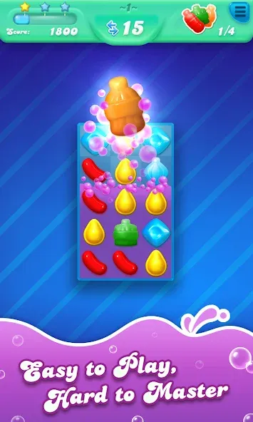 Candy Crush Soda Saga (Кенди Краш Сода Сага)  [МОД Unlocked] Screenshot 1