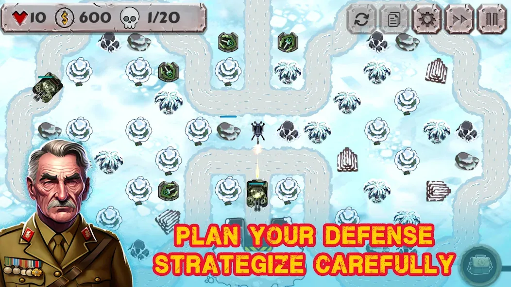 Battle Strategy: Tower Defense  [МОД Unlocked] Screenshot 1