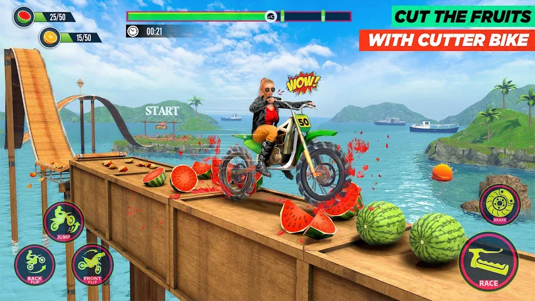 Bike Stunt Game: Tricks Master  [МОД Mega Pack] Screenshot 2