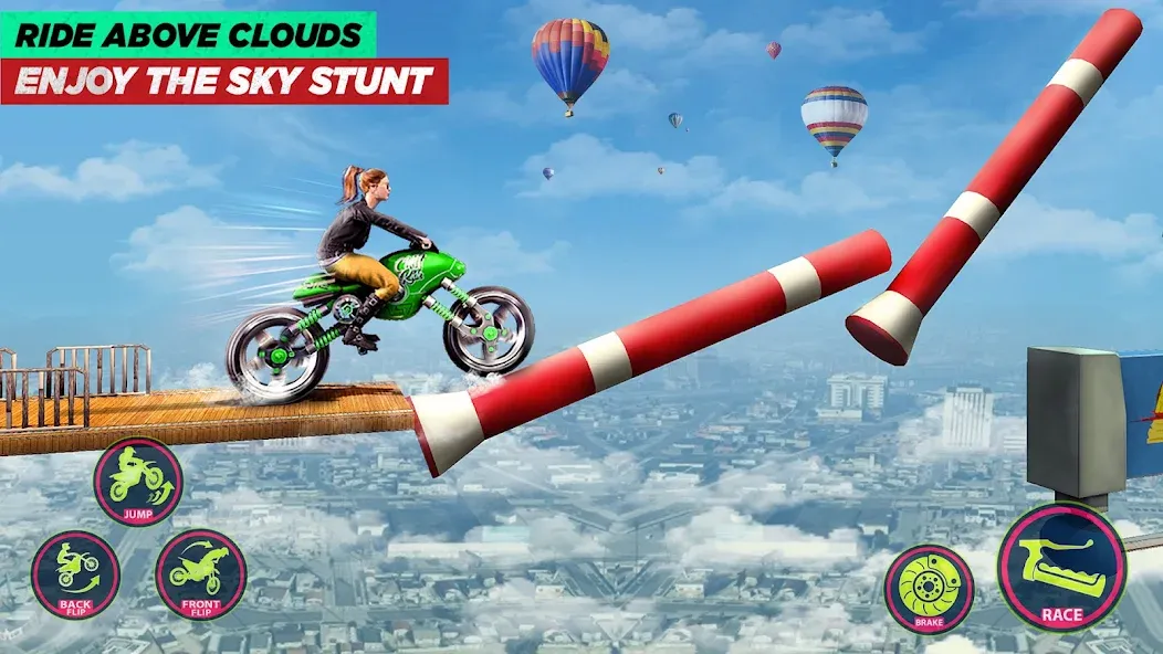 Bike Stunt Game: Tricks Master  [МОД Mega Pack] Screenshot 5