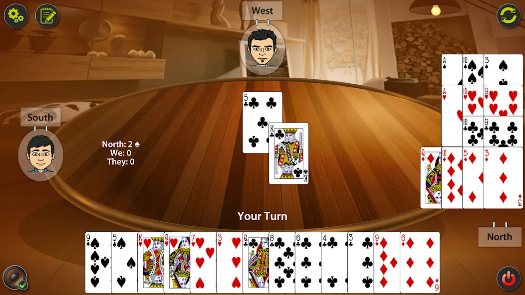 Auction Bridge & IB Card Game  [МОД Много монет] Screenshot 2