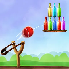 Скачать взлом Bottle Shooting Game 2 [МОД Бесконечные монеты] на Андроид