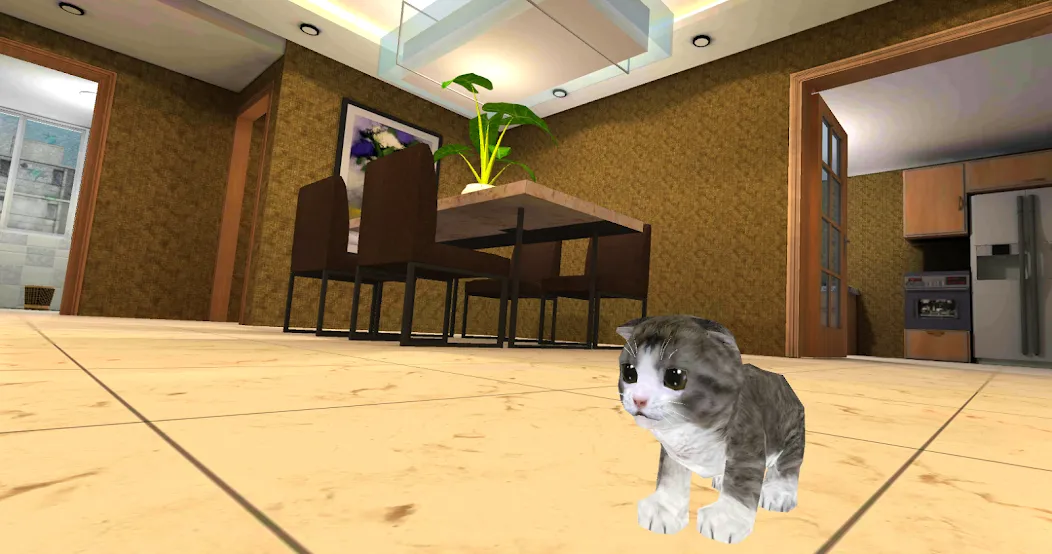 Kitten Cat Simulator 3D Craft  [МОД Menu] Screenshot 2