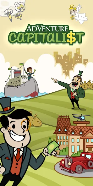 AdVenture Capitalist (ЭдВенчер Капиталист)  [МОД Много денег] Screenshot 1