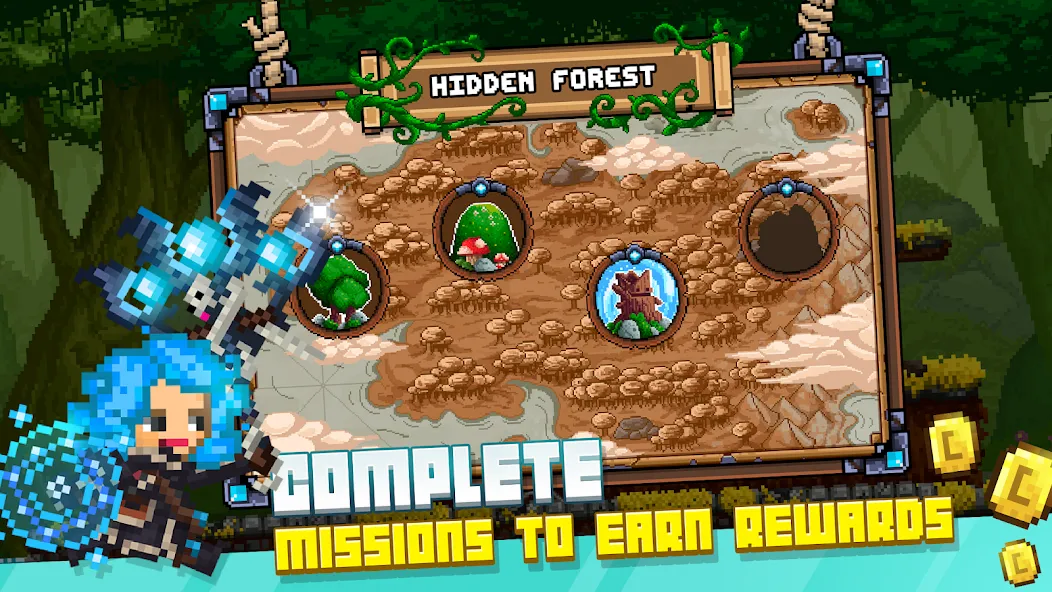 Bit Heroes Runner: Pixel Blitz (Бит Хероес Раннер)  [МОД Меню] Screenshot 3