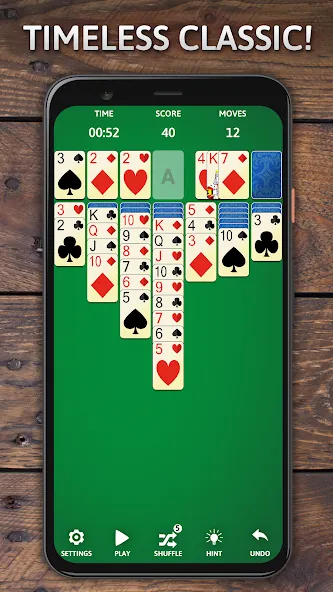 Solitaire Classic Era Games  [МОД Unlimited Money] Screenshot 1