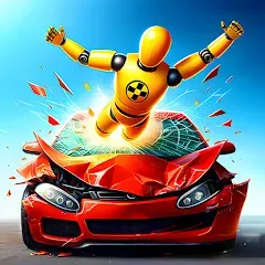 Скачать взлом Realistic Car Crash Simulator (Реалистичный симулятор автокатастроф)  [МОД Много монет] на Андроид