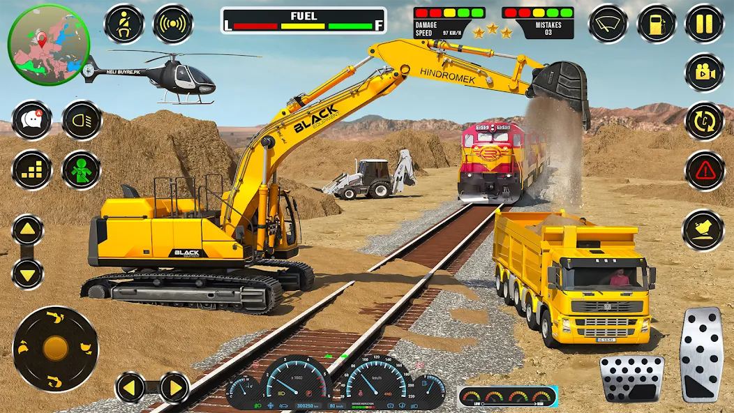 Real JCB Construction Games 3D  [МОД Много денег] Screenshot 2