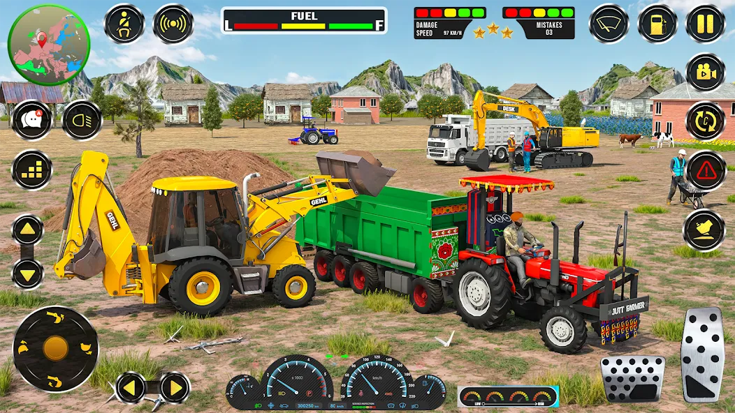 Real JCB Construction Games 3D  [МОД Много денег] Screenshot 4