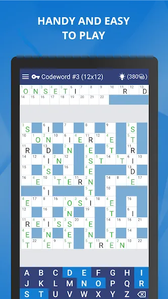 Keywords — Codeword Puzzle  [МОД Много монет] Screenshot 1