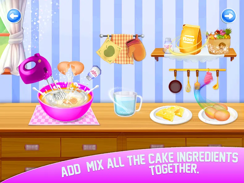 Cake Maker Sweet Bakery Games  [МОД Mega Pack] Screenshot 3