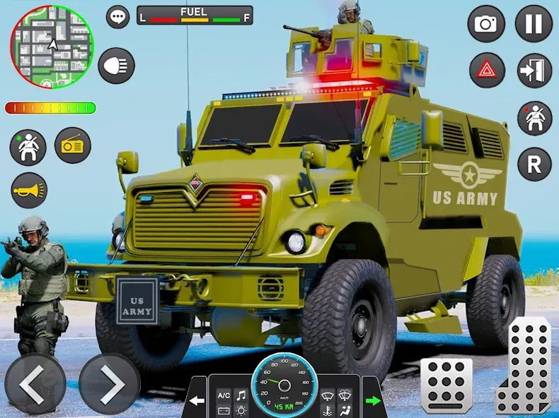 Army Vehicle Cargo Transport (Армейский транспорт грузовых автомобилей)  [МОД Unlimited Money] Screenshot 5