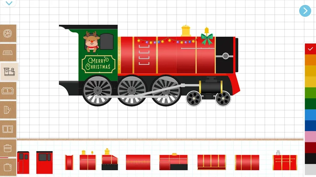 Christmas Train Game For Kids  [МОД Unlimited Money] Screenshot 2