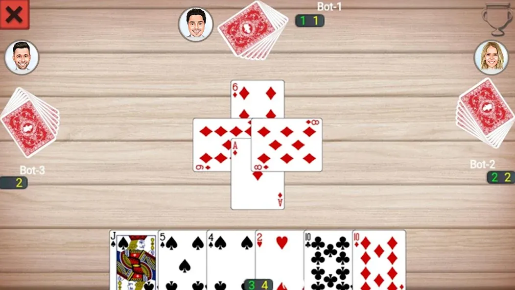 Callbreak Prince: Card Game (Каллбрейк Принц)  [МОД Все открыто] Screenshot 4