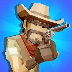 Скачать взлом Western Cowboy: Shooting Game (Вестерн Каубой)  [МОД Все открыто] на Андроид