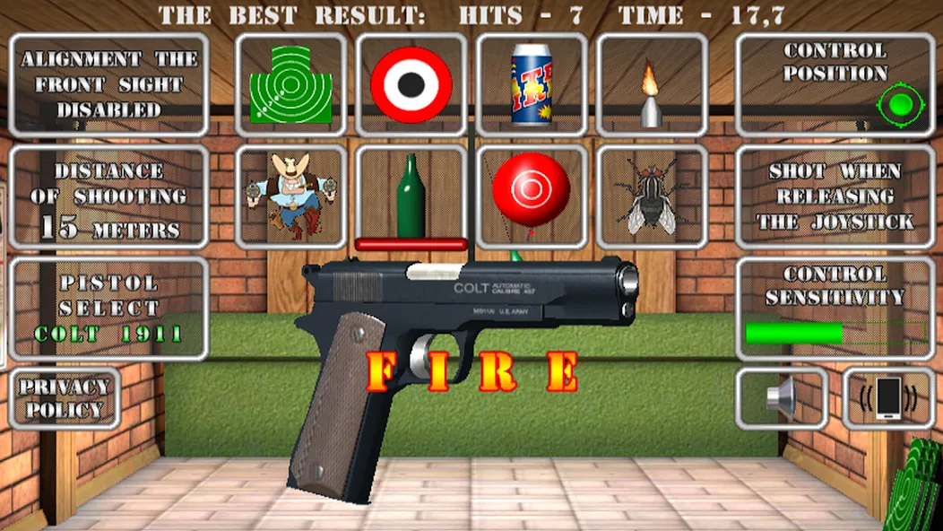 Pistol shooting. Desert Eagle (Пистолет стрельбы симулятор)  [МОД Unlocked] Screenshot 2