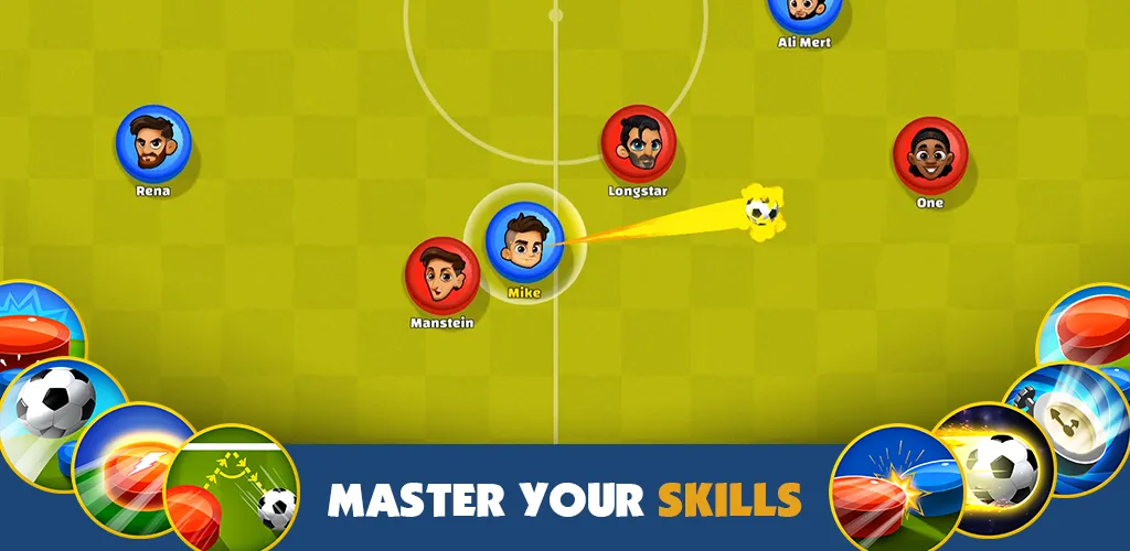 Super Soccer 3v3 (Online) (упер футбол 3 на 3)  [МОД Много денег] Screenshot 2