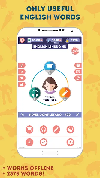 English for Beginners: LinDuo  [МОД Mega Pack] Screenshot 3